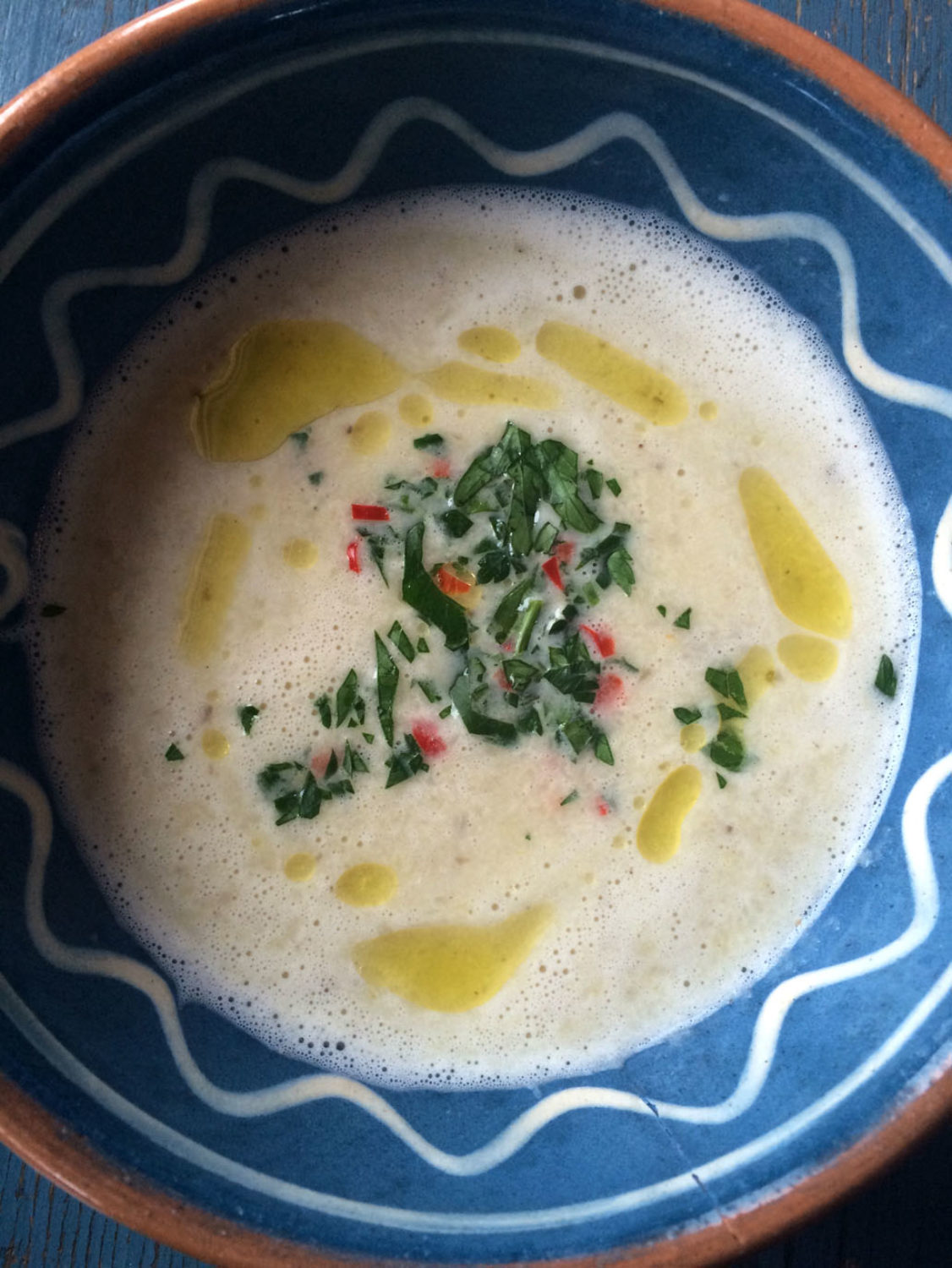 Jordskokksuppe