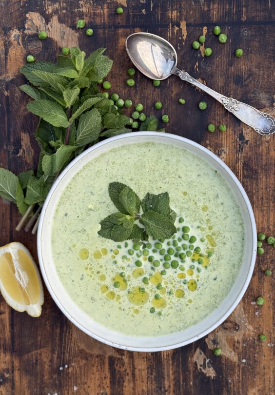 Frisk ertesuppe