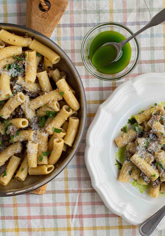 Malin Gimle Labraten Pasta med kyllinglever