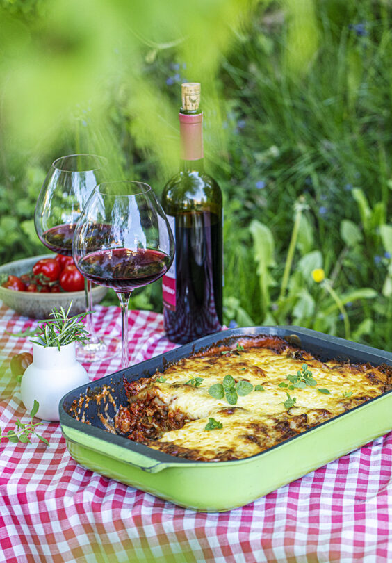 VEGETARLASAGNE SOLIDARISK KOKEBOK REN MAT NADIN MARTINUZZI