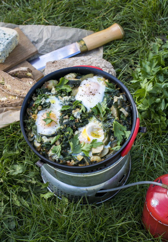 Gronn Shaksjuka Og Piknikkbrod