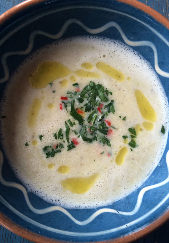 Jordskokksuppe